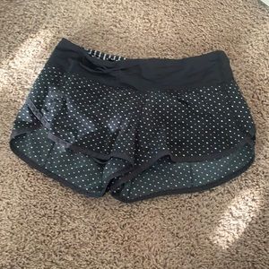 Lululemon reflective polka dot shorts